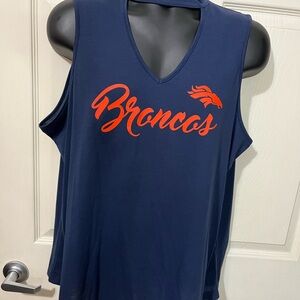 Broncos Navy Sleeveless Top